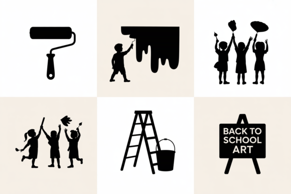 Back to School Art Icons SVG Bundle: A Creative Essential for Modern Designers and Crafters
