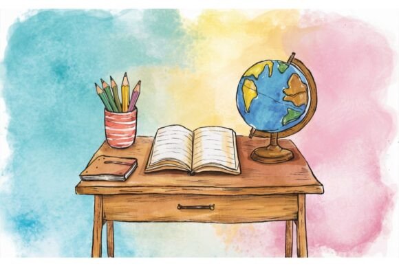 Back to School Clipart Background