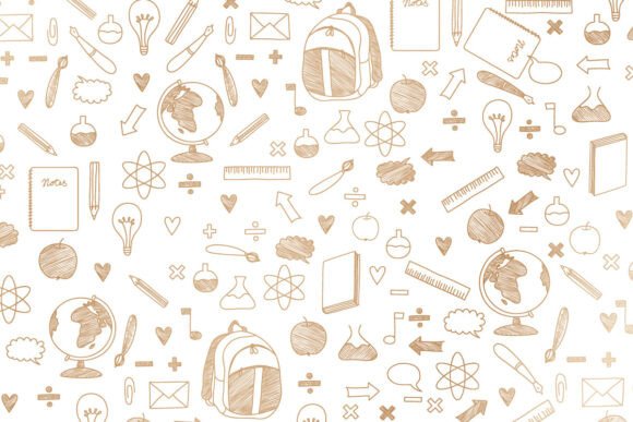 Back to School Seamless Patterns