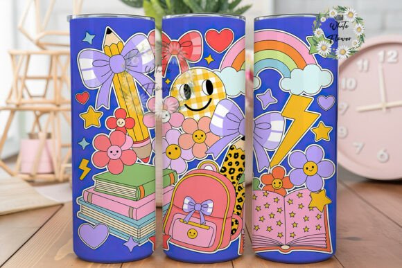 Back to School Sticker Art 20oz Tumbler: A Stylish and Functional Choice for Students and Teachers