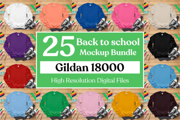 Back to School Sweatshirt Mockups