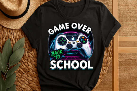 Back to School T-Shirt Design Gamer PNG: A Versatile Digital Asset for Creative Projects