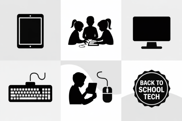 Back to School Tech Icons SVG: A Versatile Design for Creative Projects