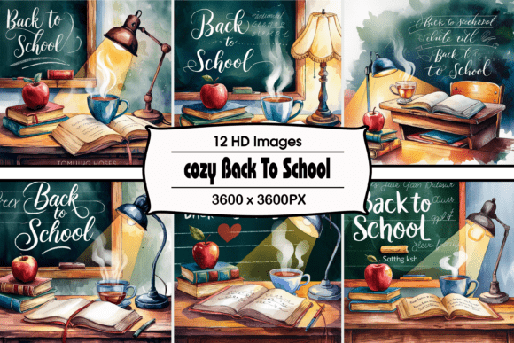 Cozy Back to School: A Digital Background for a Comforting Start