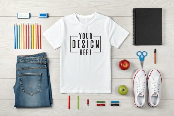 Free Back to School T-Shirt Mockup: A Must-Have for Designers and Creators