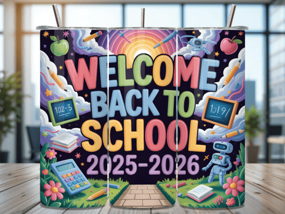 Welcome Back to School 2025-2026 Tumbler: A Stylish and Functional Design for Every Classroom