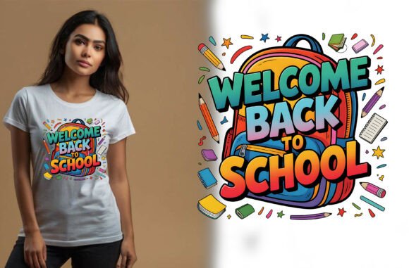 Welcome Back to School Design PNG